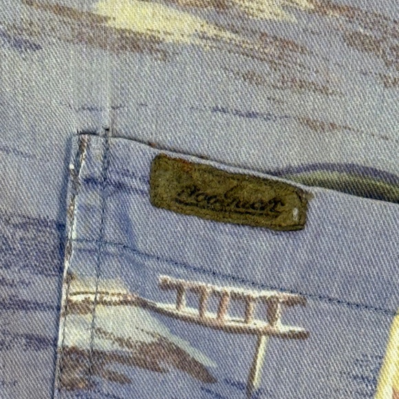 Woolrich Original Outdoorwear Vintage Hawaiian Shirt Men's XL 100% Cotton - Picture 3 of 6